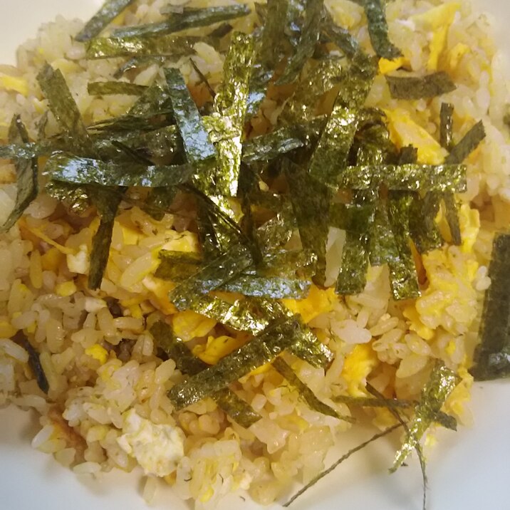 海苔づくし(^^)海苔の佃煮と味付のりのチャーハン